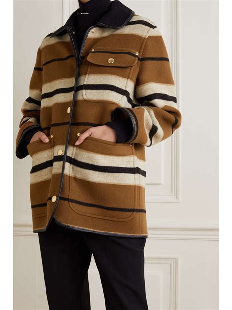 mr porter burberry brit leather jacket|net a porter Burberry jacket.